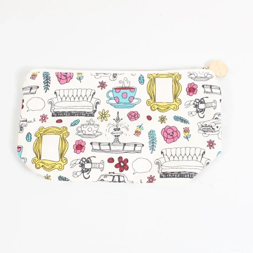 Friends Makeup Cosmetics Storage Bag, New